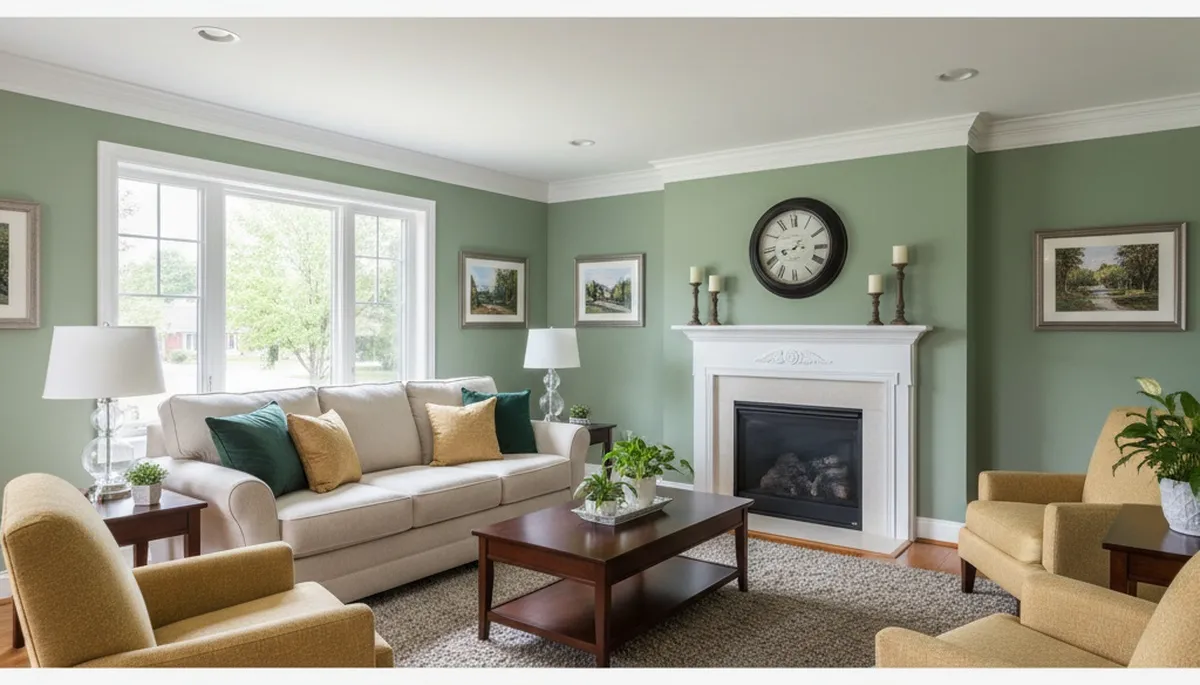 Finished interior painting in Green Bay WI showcasing smooth walls, fresh colors, and expert workmanship