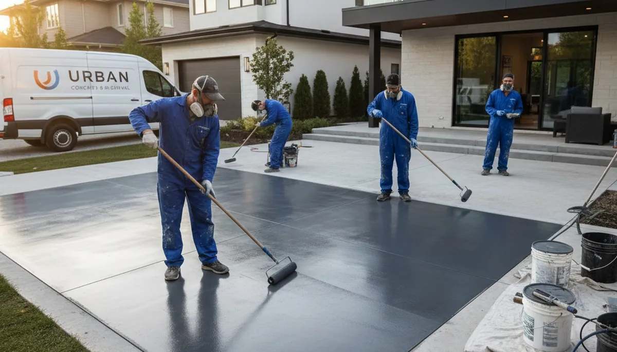 Professional concrete floor staining in Green Bay WI for durable, moisture-resistant home surfaces