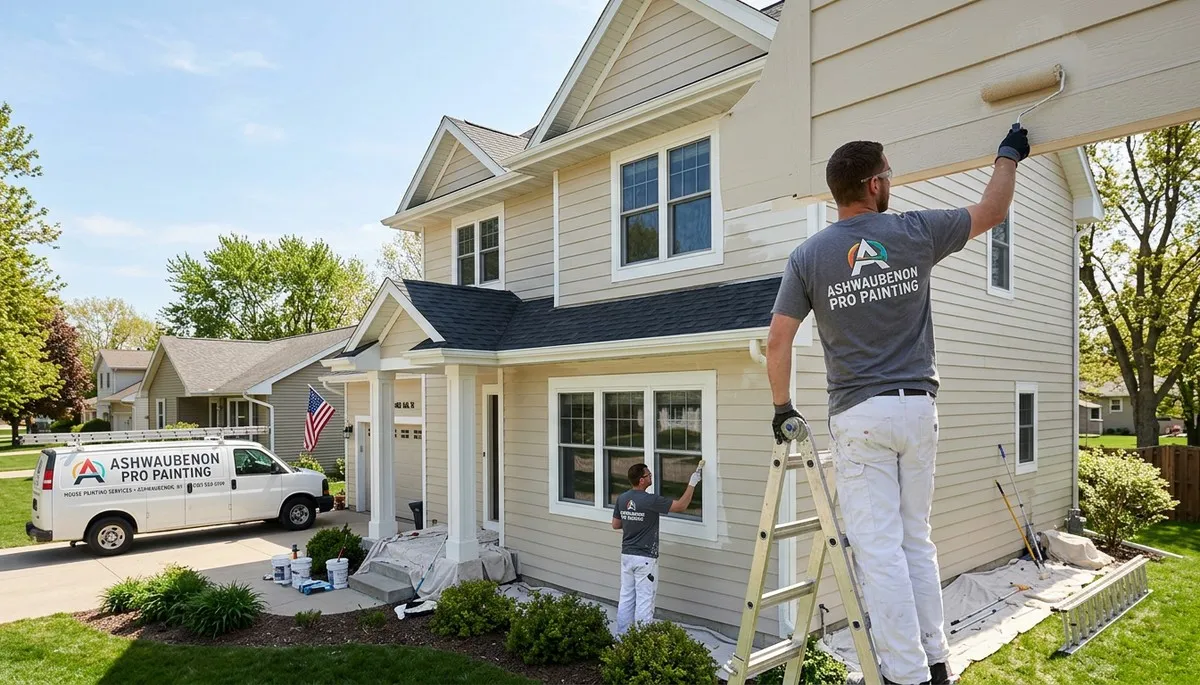 Professional house painting service in Green Bay WI by local painting experts