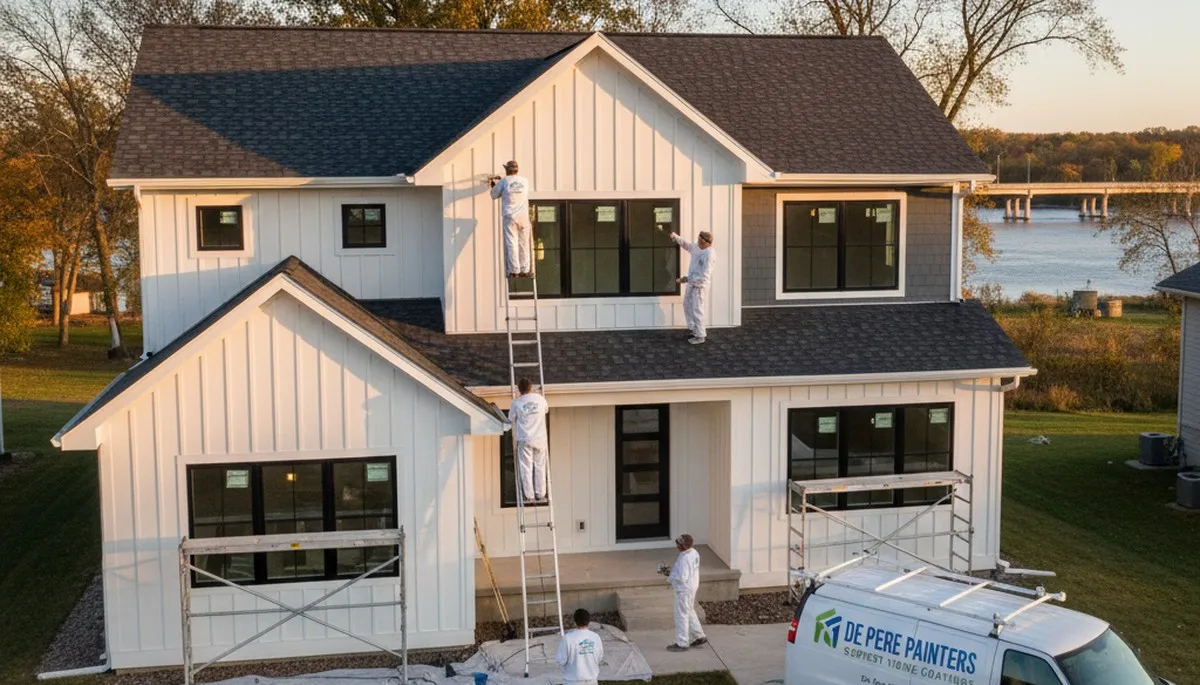 Professional house painters in Green Bay WI providing expert residential exterior painting services