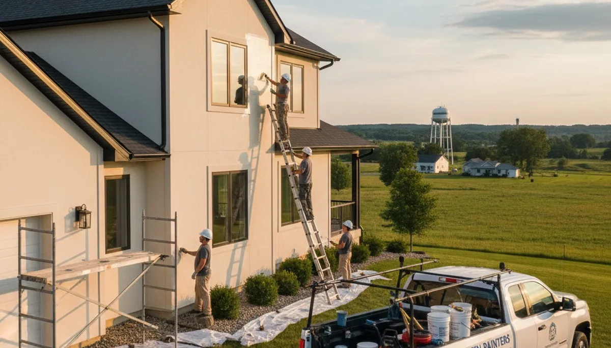 Professional house painters in Green Bay WI providing expert residential exterior painting services